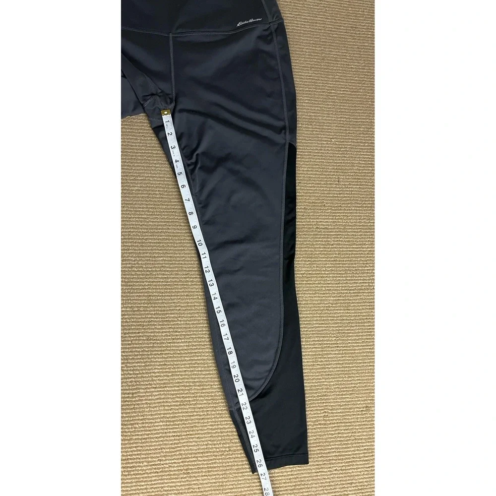Eddie Bauer Women's‎ Pants Fleece Gray Leggings Size Large Lined